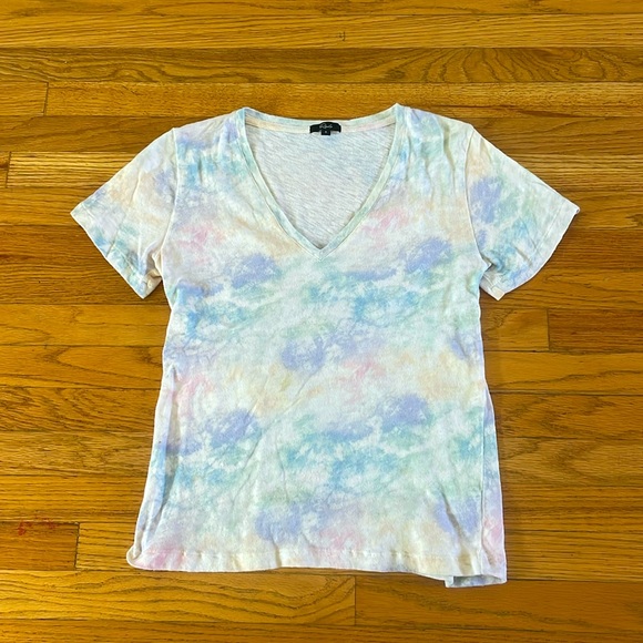 Rails tie-dye v-neck tee - Picture 1 of 3